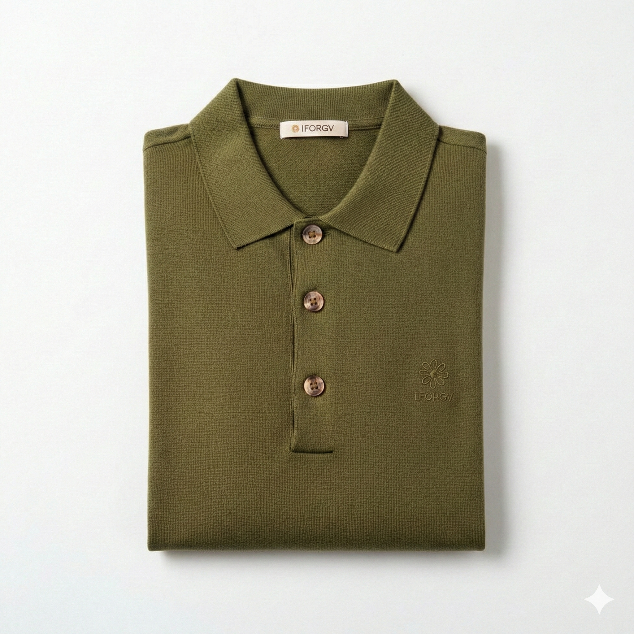 KNIT SHIRT MEN MODEL ABUNDANT COLOR SEA SPRAY