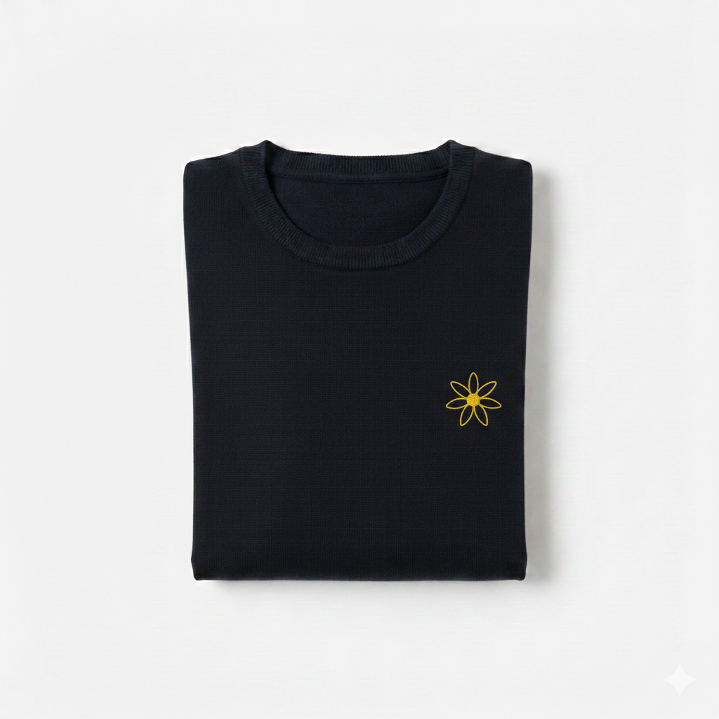 KNIT SHIRT MEN MODEL AWESOME COLOR NAVY